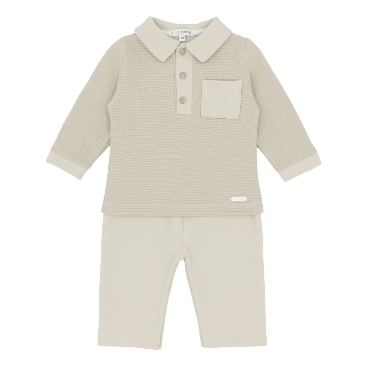 Blues Baby Boys Beige Copenhagen Polo Set *Preorder