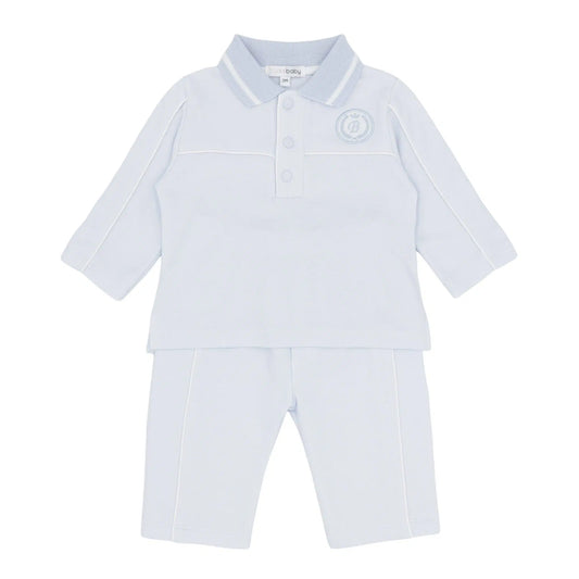Blues Baby Boys Blue Hammel Polo Set *Preorder