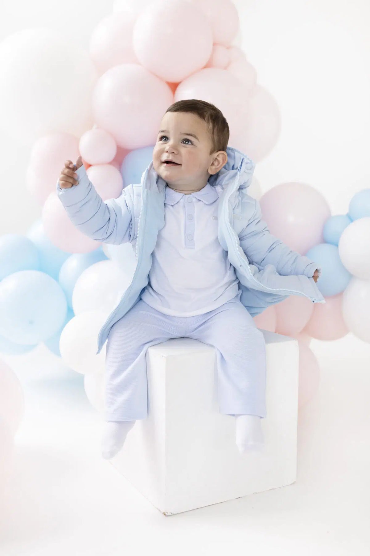 Blues Baby Boys Blue Karlstad Quilted Puffer Jacket *Preorder