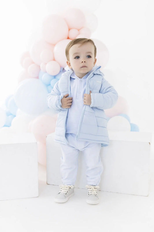 Blues Baby Boys Blue Karlstad Quilted Puffer Jacket *Preorder