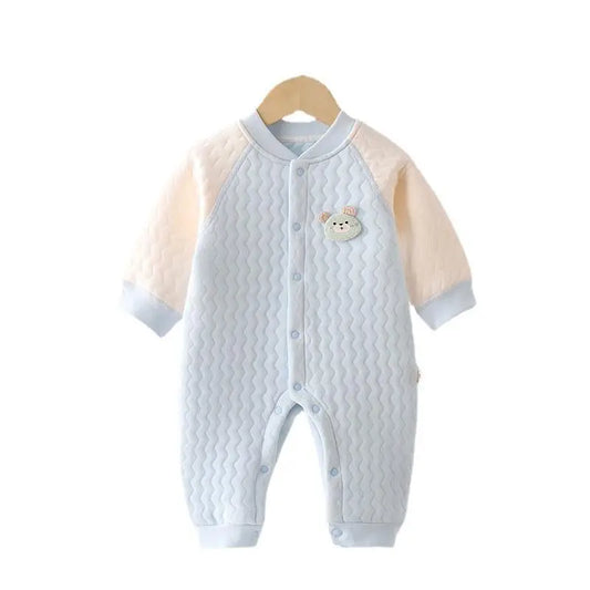 Baby Boys Blue Mouse Sleepsuit