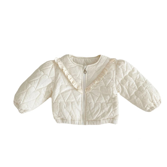 Baby Girl Ivory Padded Jacket