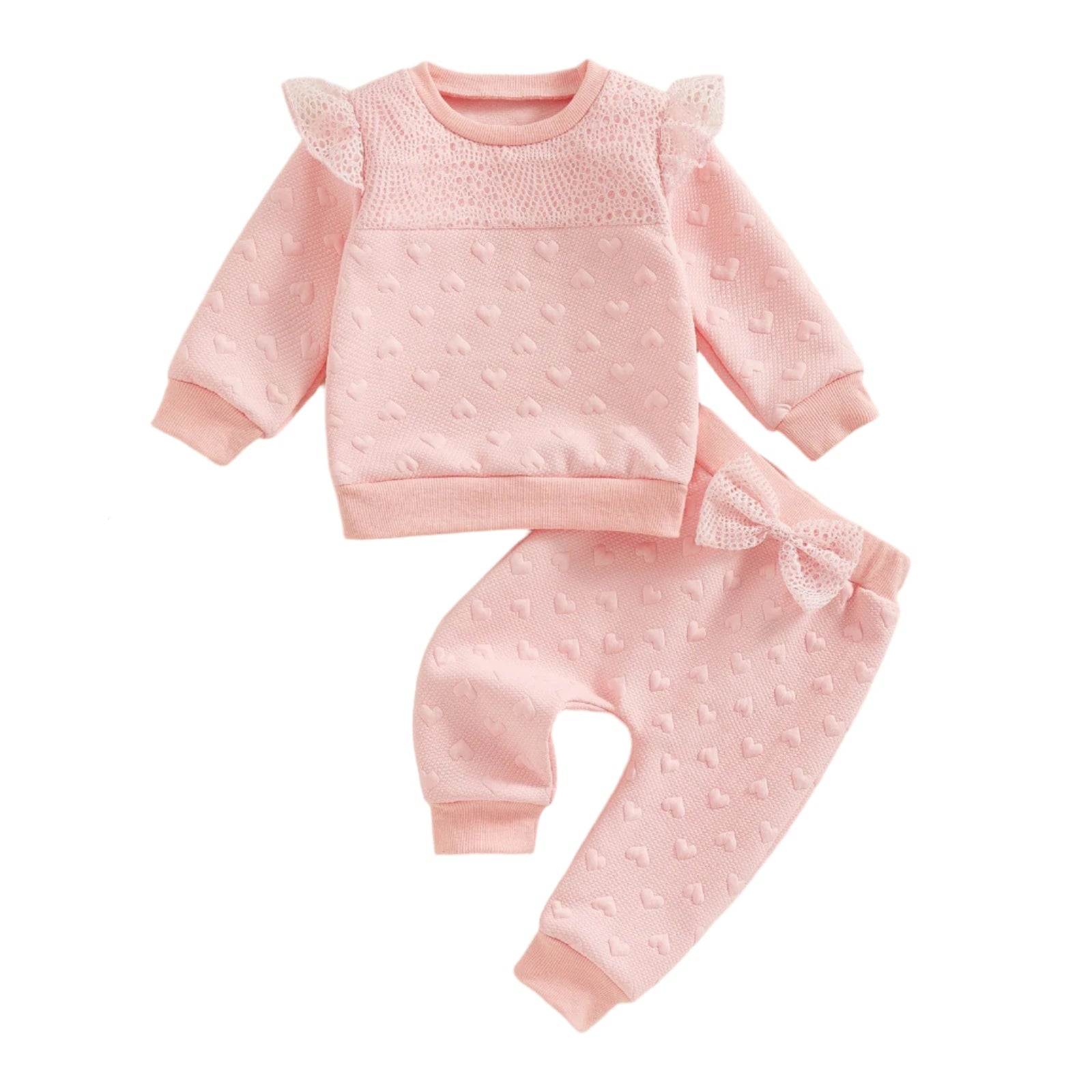 Baby Girl Pink Bubble Jogger