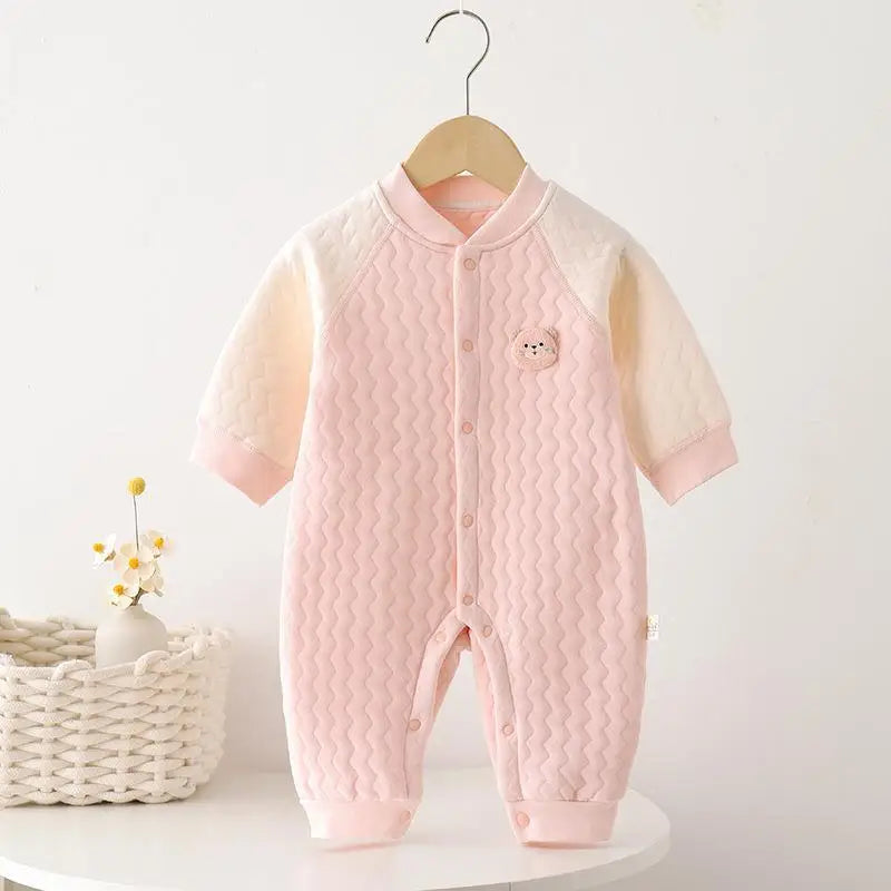 Baby Girls Pink Mouse Sleepsuit