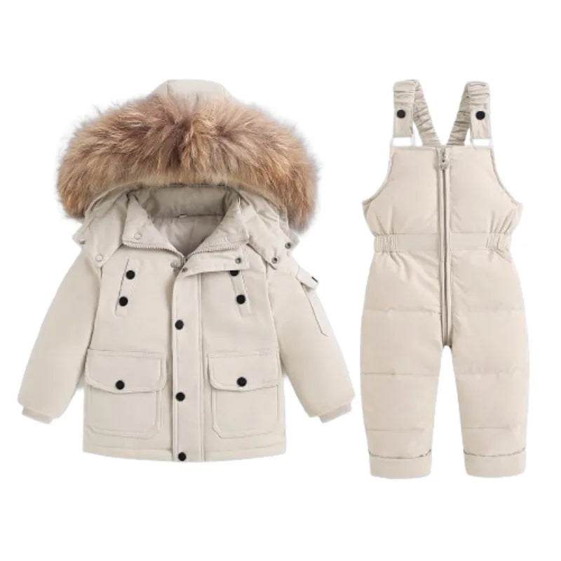 Boys Baby Stone Two Piece Snow Suit