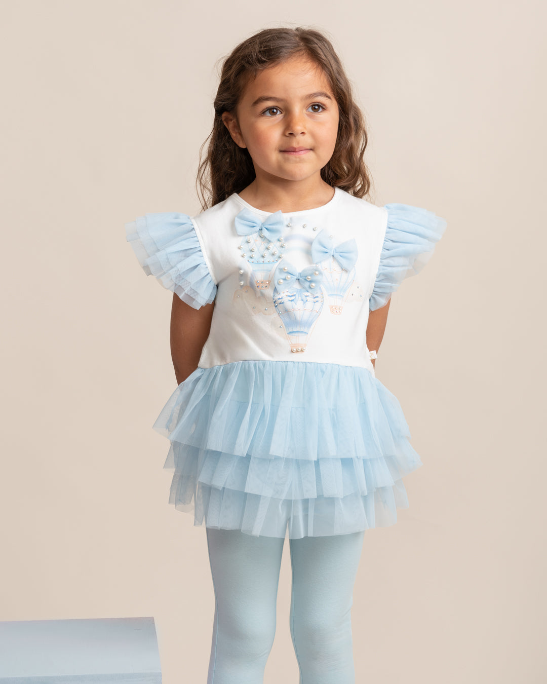 Caramelo Kids Girls Sky Fly Away Leggings Set