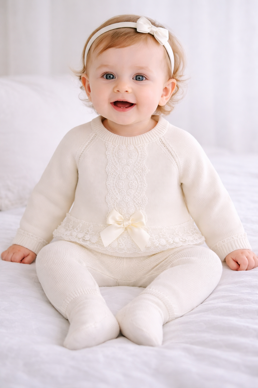 PEX Girls Lara 3PC Suit Ivory