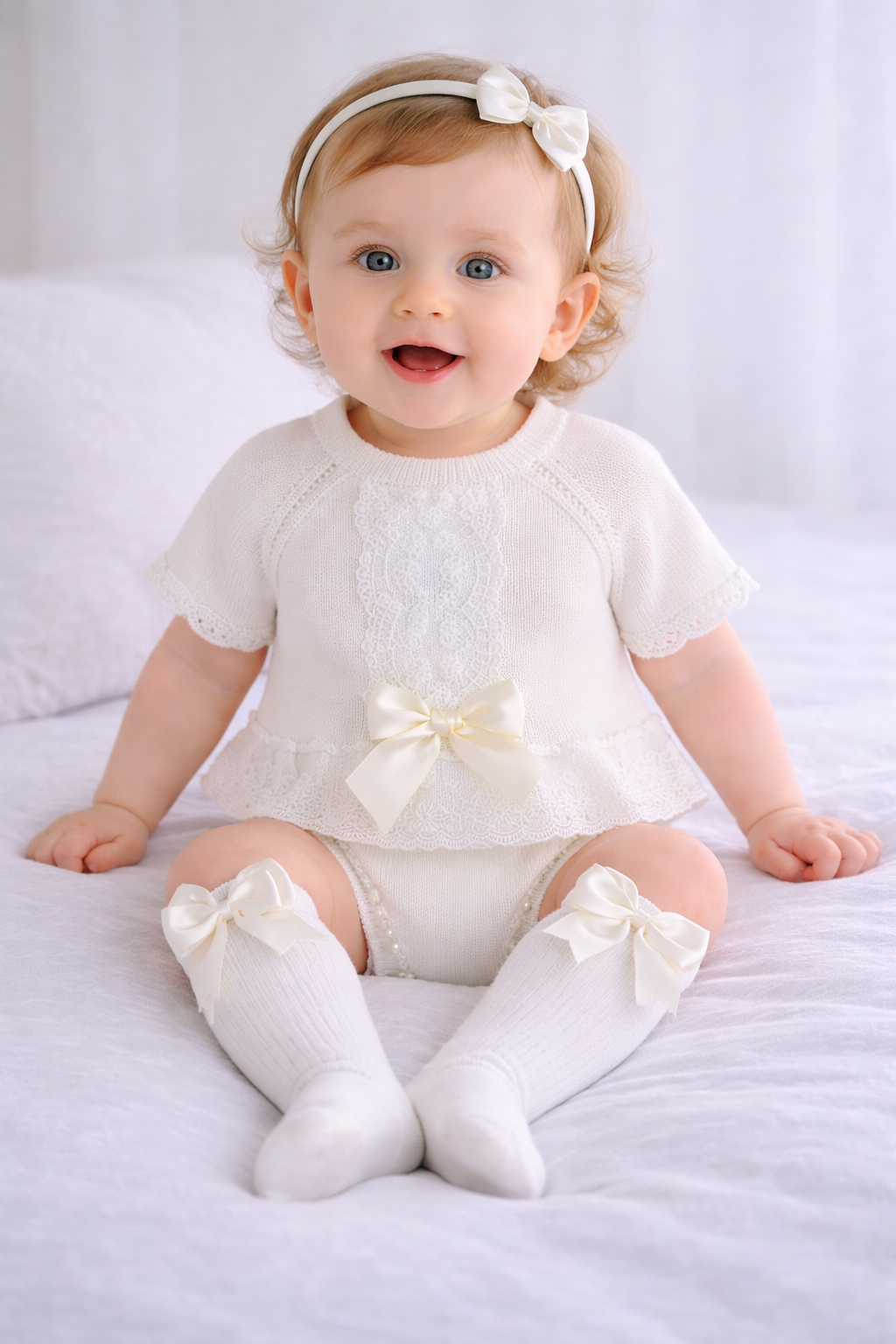 PEX Girls Lara Pants Suit Ivory