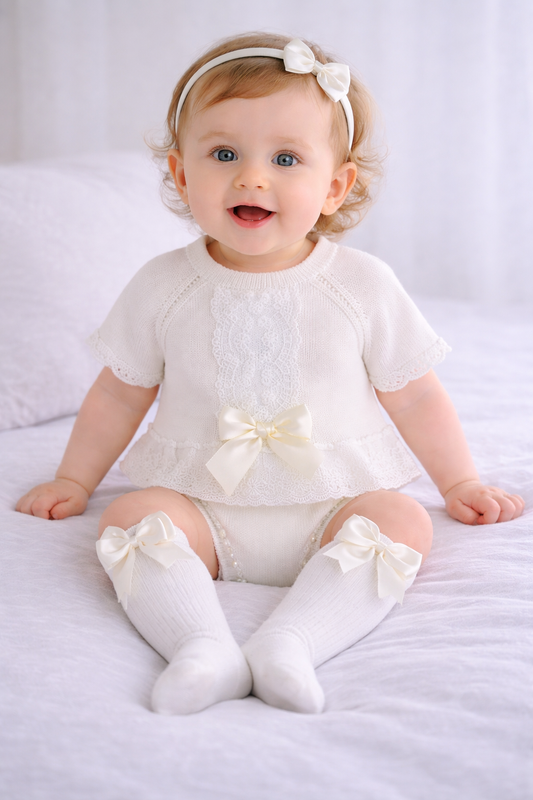 PEX Girls Lara Pants Suit Ivory