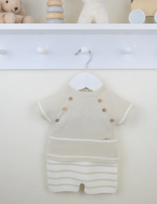 PEX Boys Casper Shorts Suit Natural/White