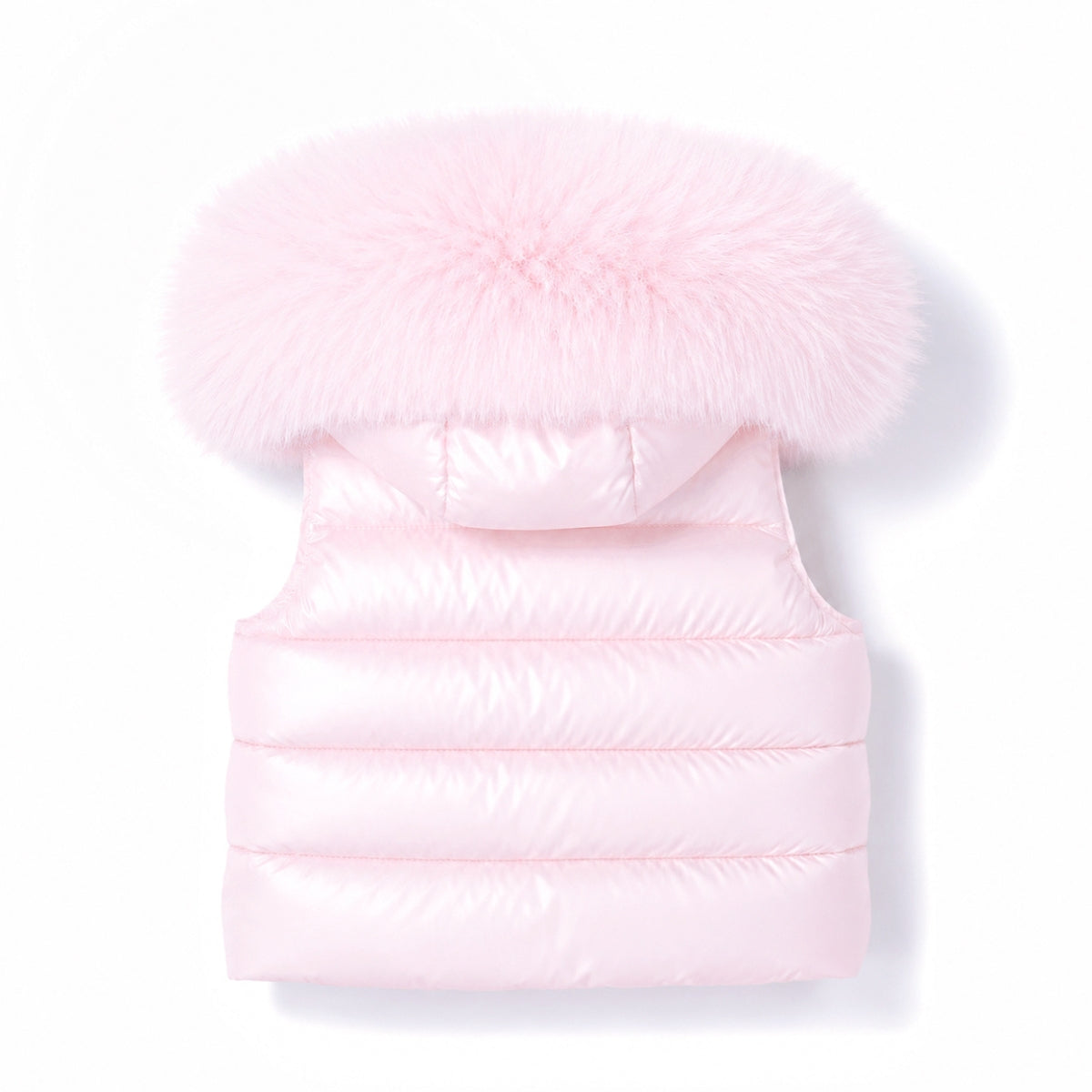 Pre-Order | Limited Stock | EvaBella Signature Faux Padded Gillet| Baby Pink