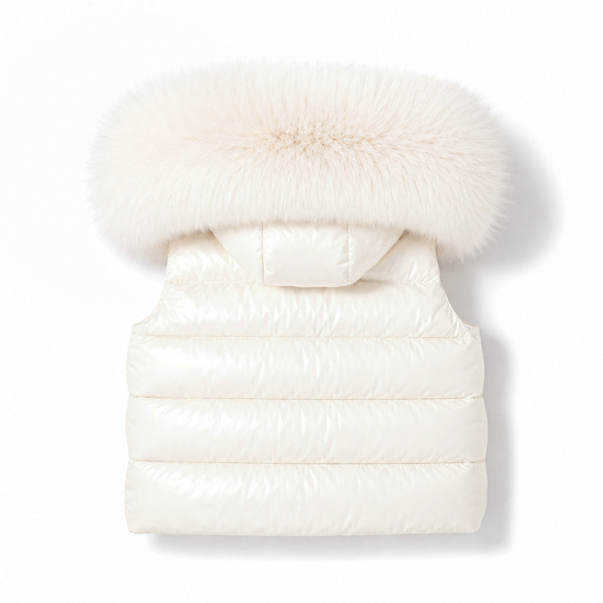 Pre-Order | Limited Stock | EvaBella Signature Faux Padded Gillet| Cream