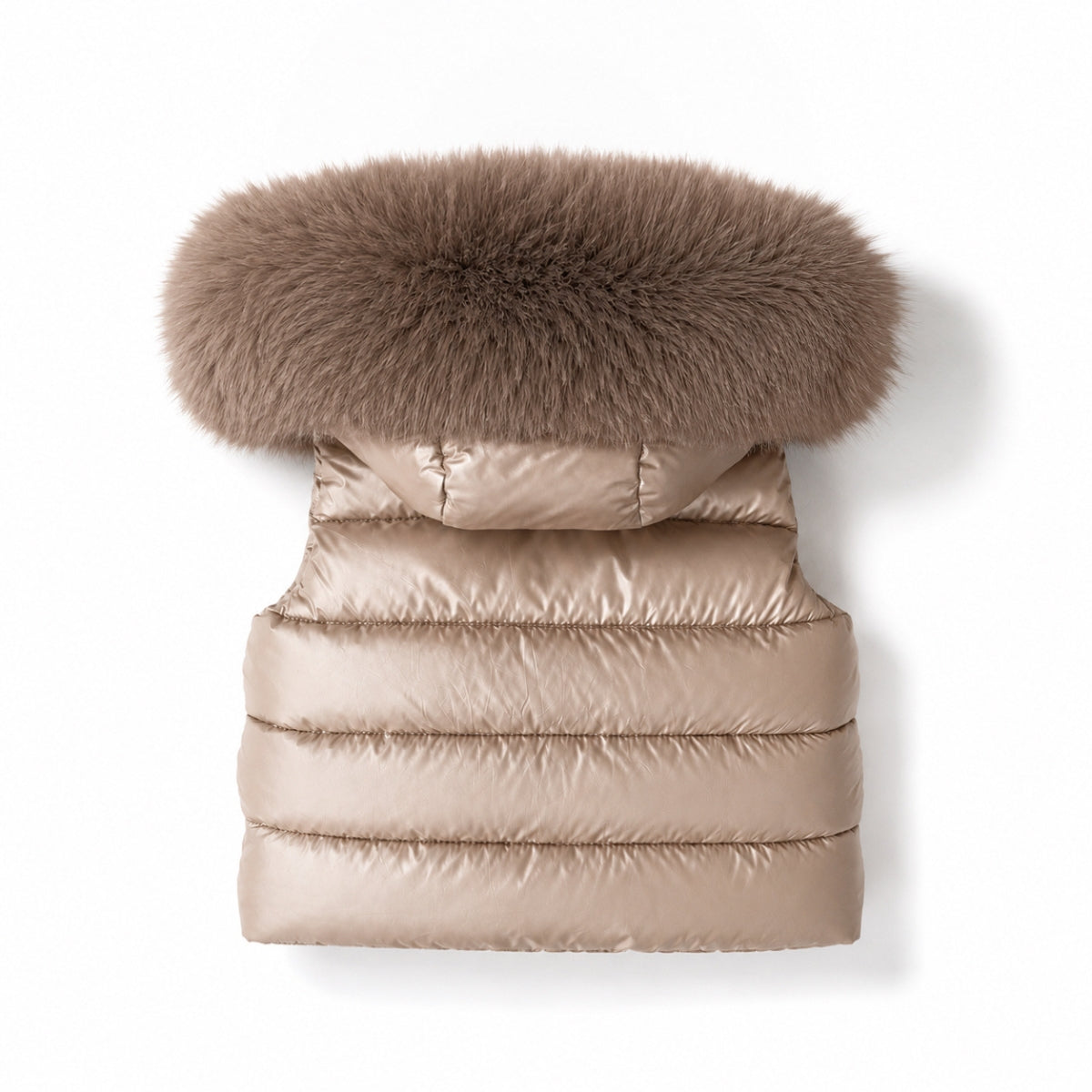 Pre-Order | Limited Stock | EvaBella Signature Faux Padded Gillet| Irish Cream