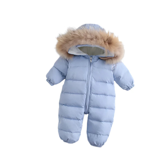 Girls Baby Blue Snow Suit