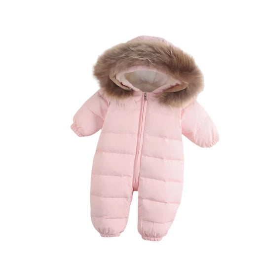 Girls Pink Snow Suit