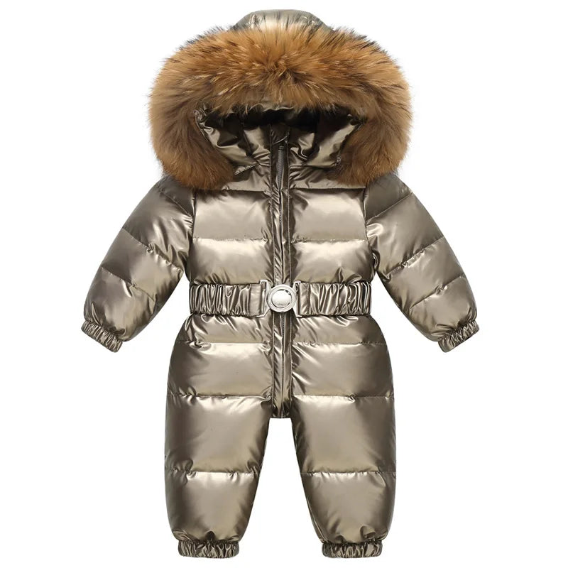 Gold Snowsuit All-in-one