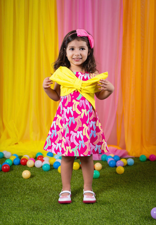 Agatha Ruiz de la Prada Yellow Bow Dress