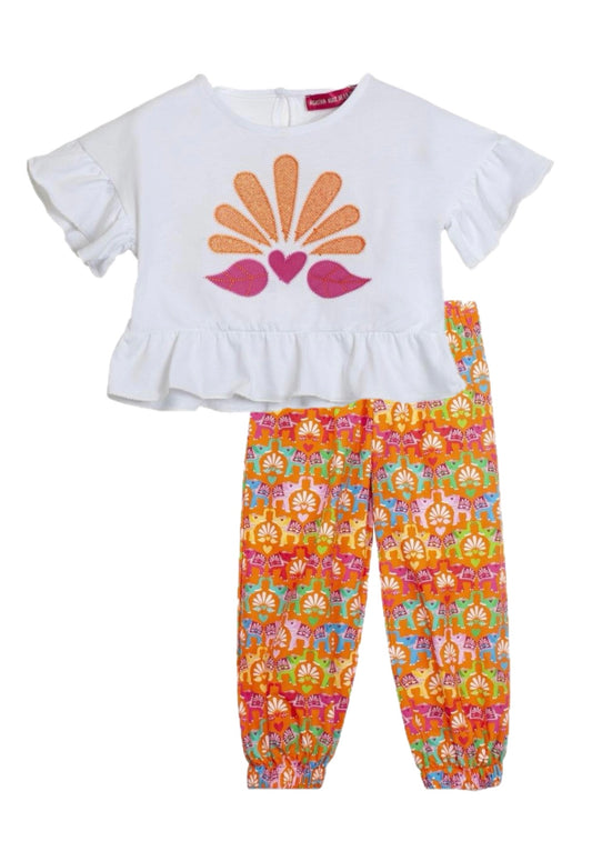 Agatha Ruiz de la Prada Tropical T shirt set & Pants