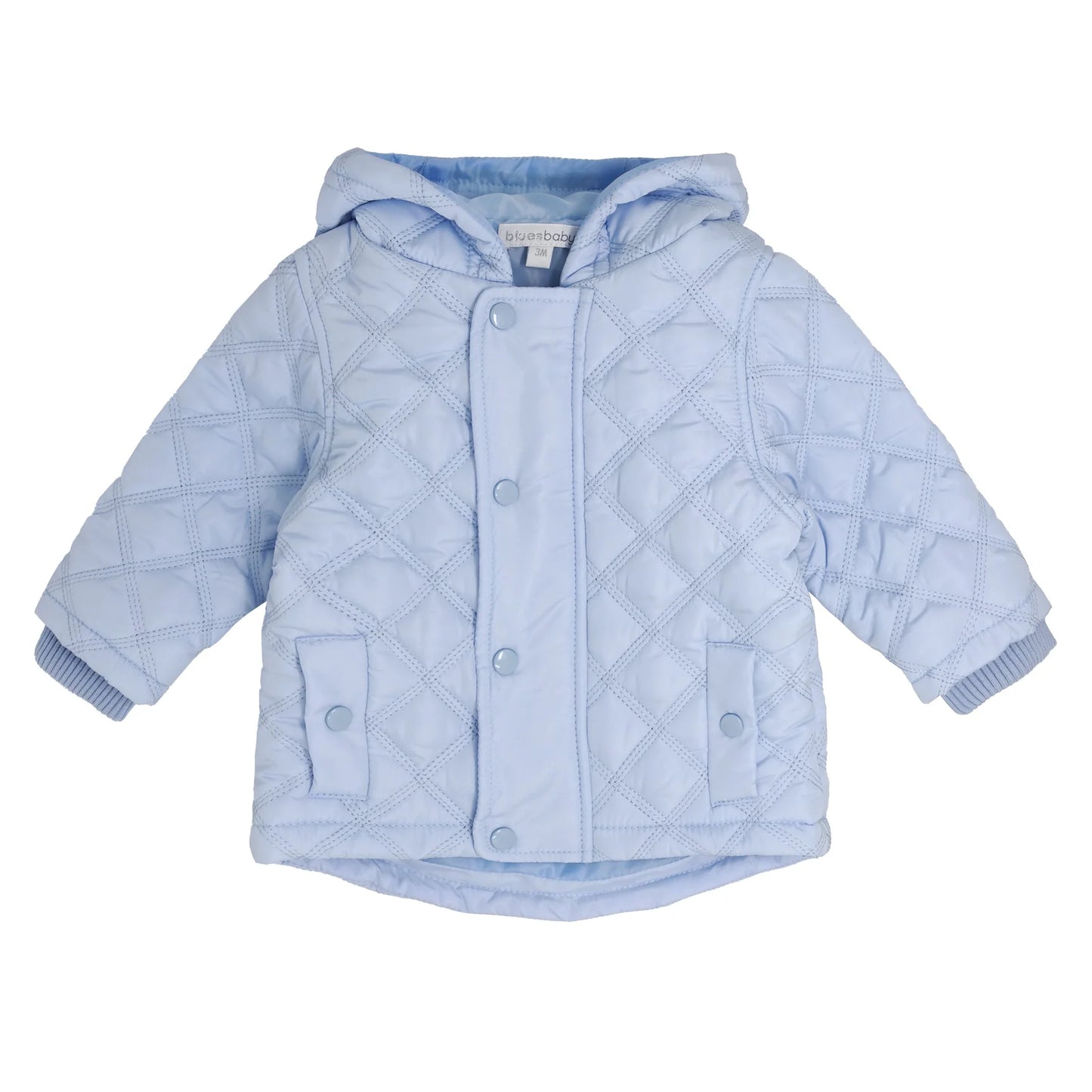 Blues Baby Boys Blue Quilted Jacket