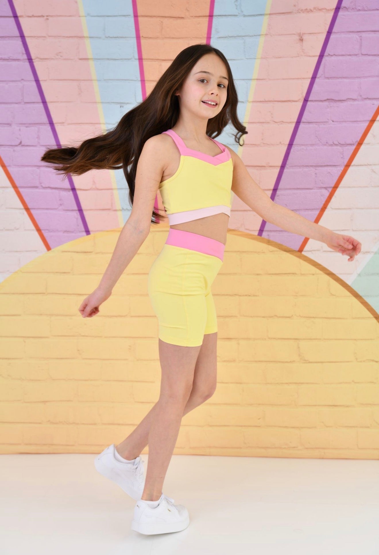 D by Dolly Lemon Sorbet Shorts & Crop Top *Preorder