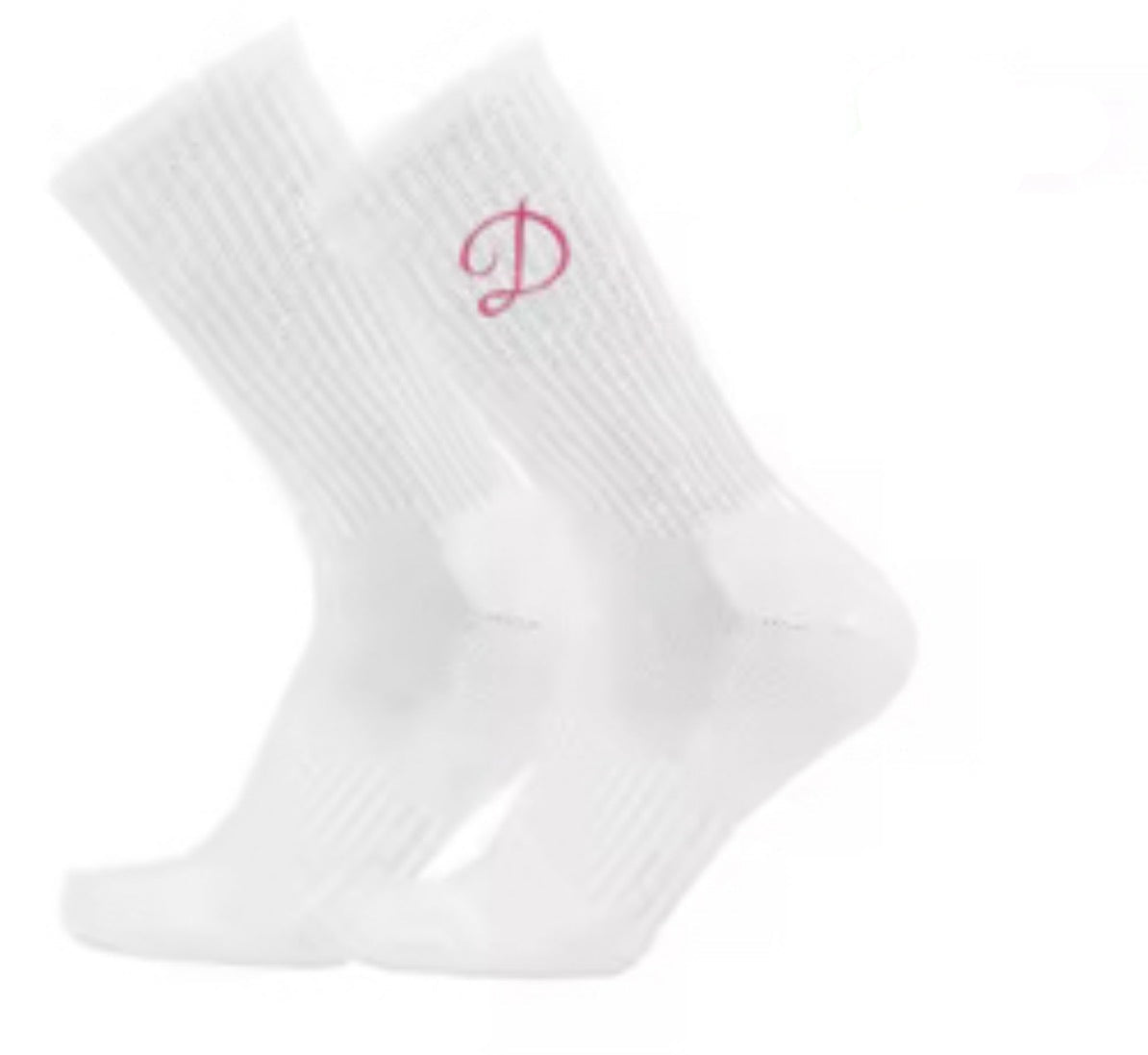 D by Dolly Sport Ankle Socks White Fushia D *Preorder