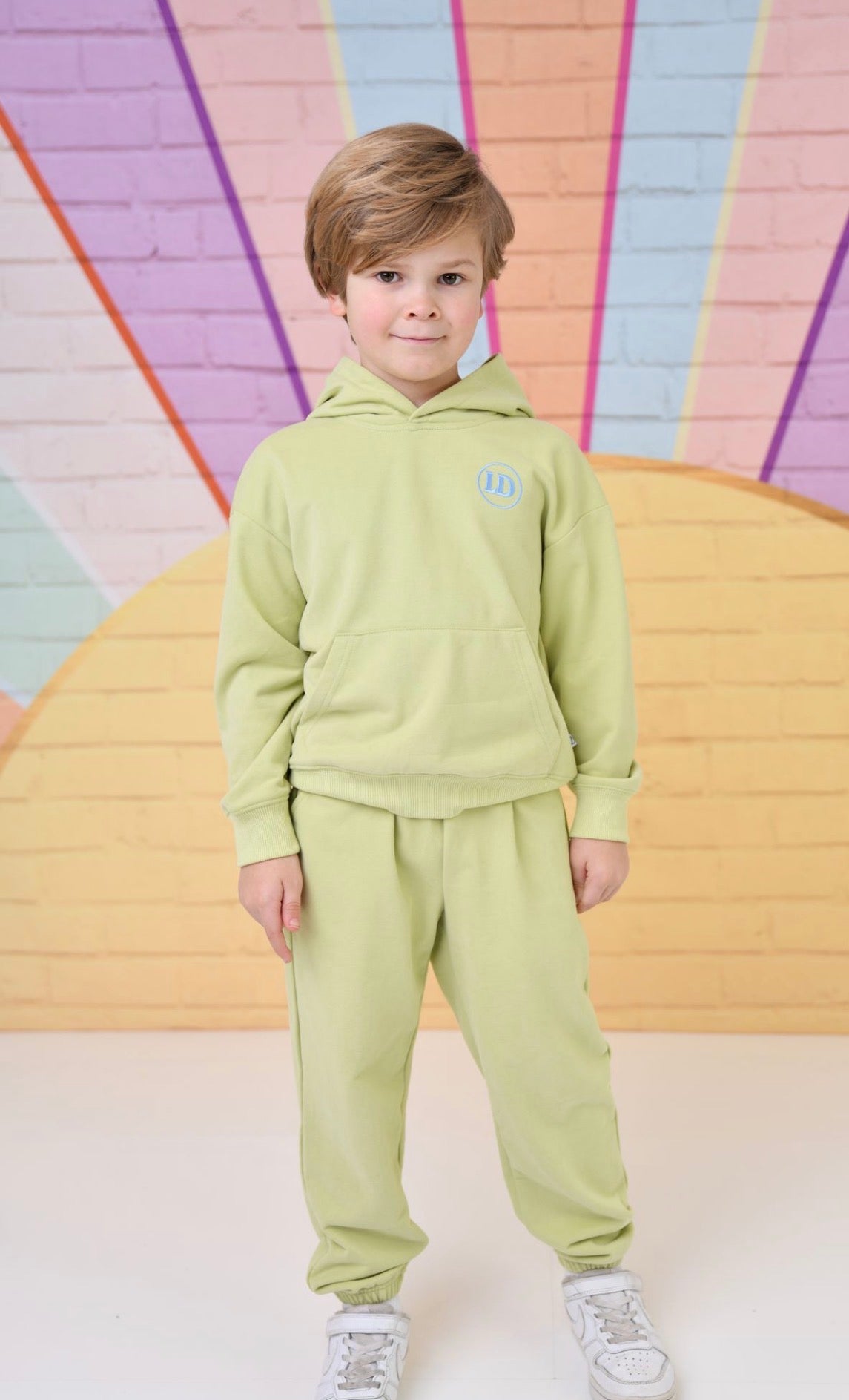 Little Dudes Lime Green Jogging Set *Preorder