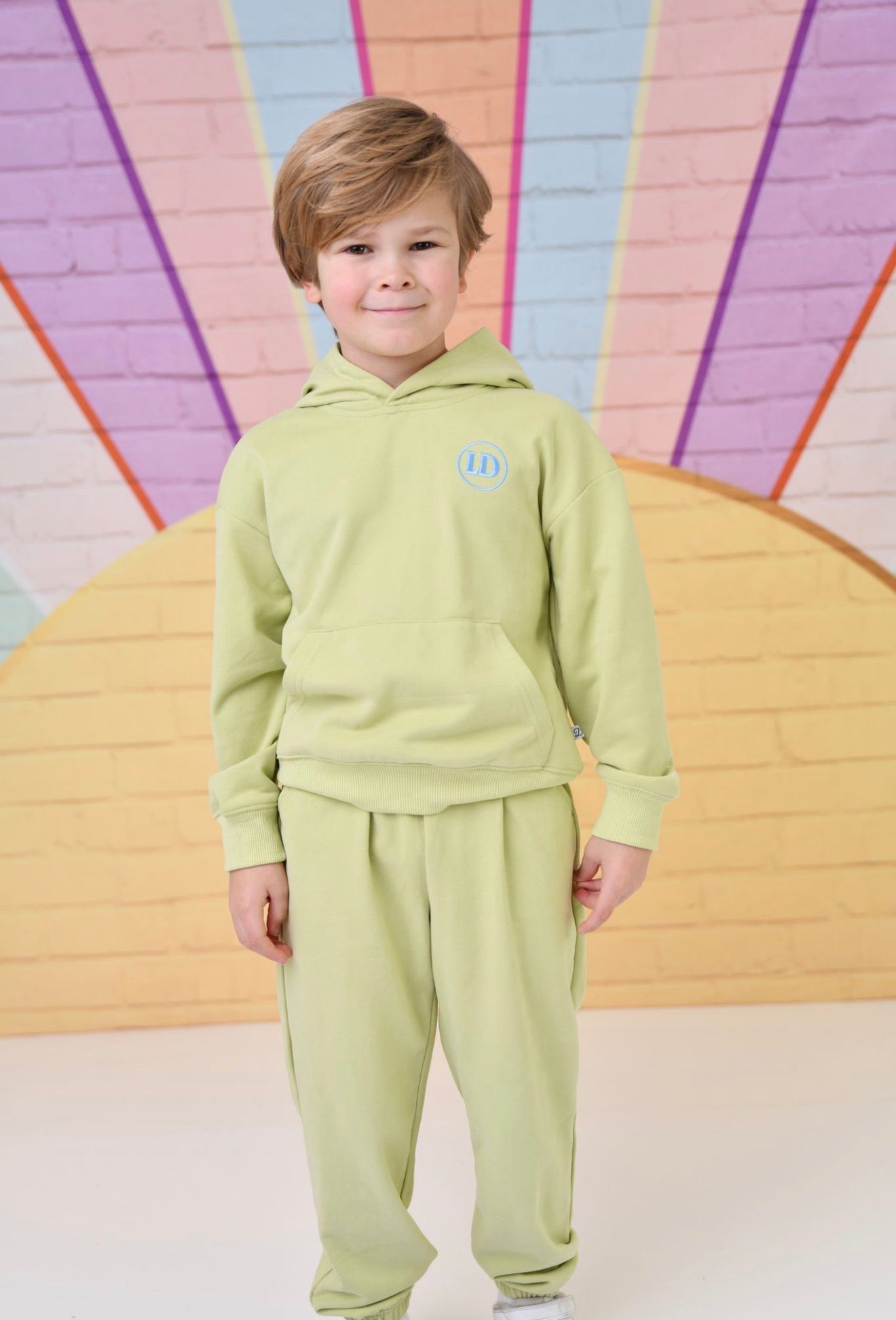 Little Dudes Lime Green Jogging Set *Preorder