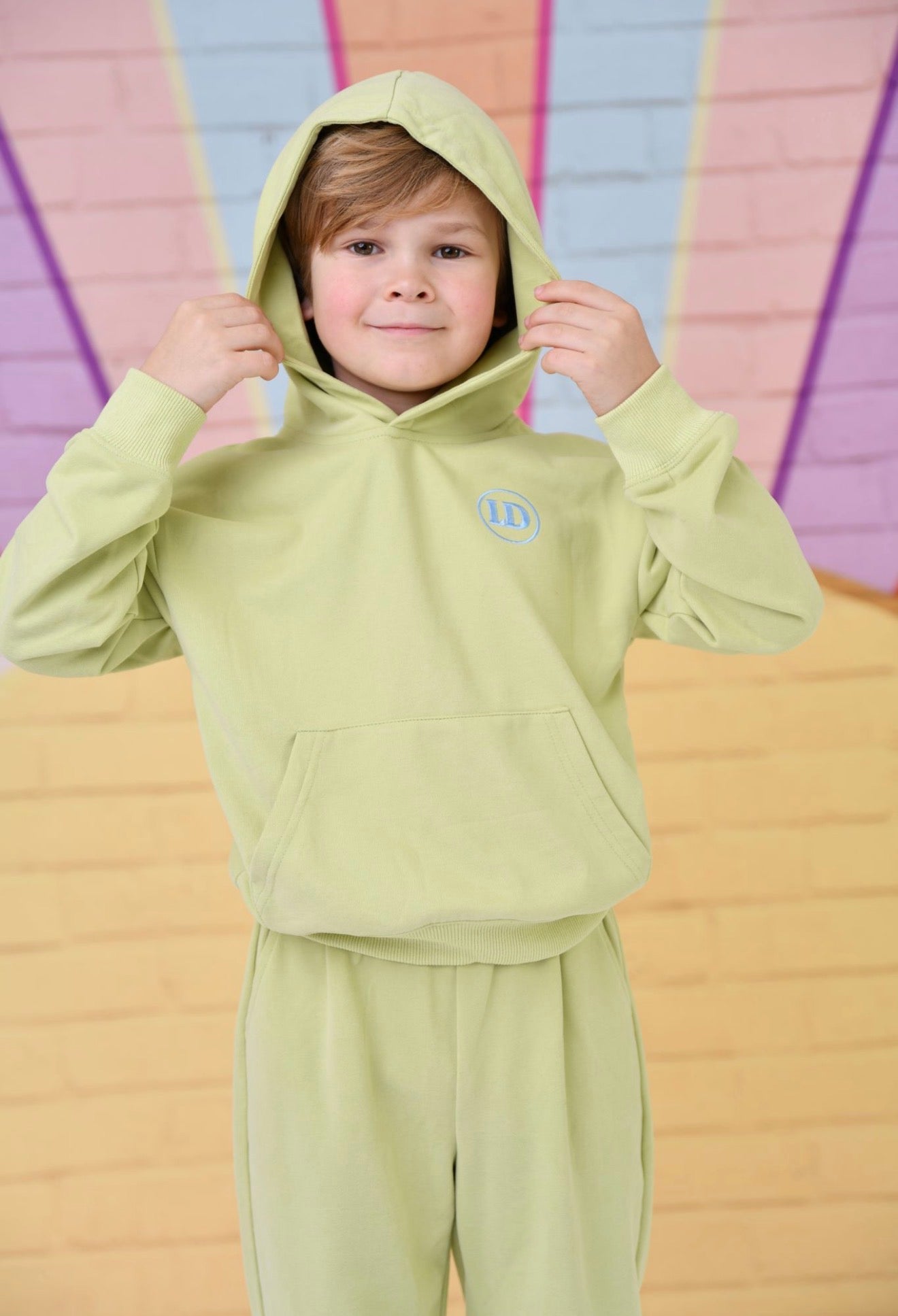 Little Dudes Lime Green Jogging Set *Preorder