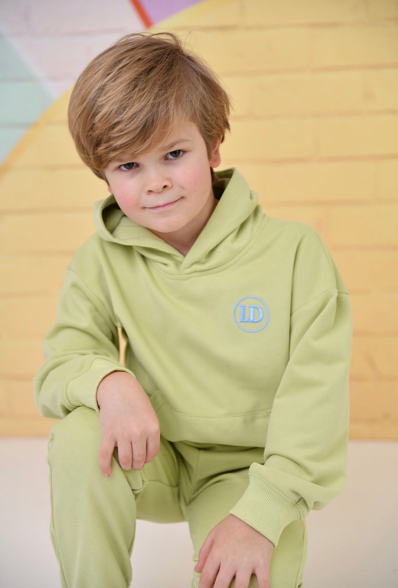 Little Dudes Lime Green Jogging Set *Preorder