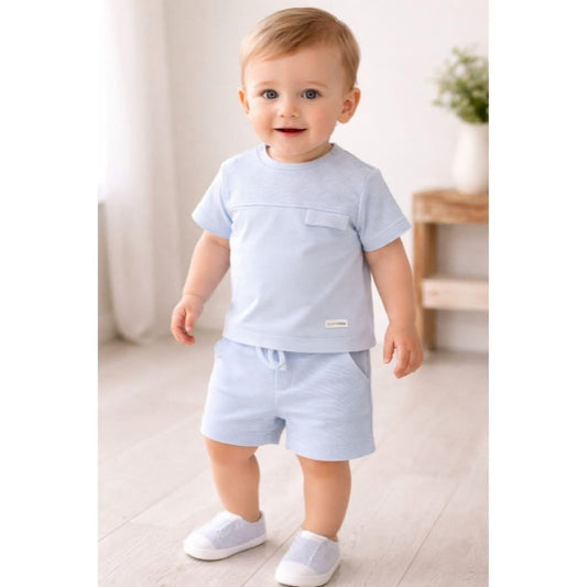 Blues Baby Boys Dijon Blue T Shirt & Shorts