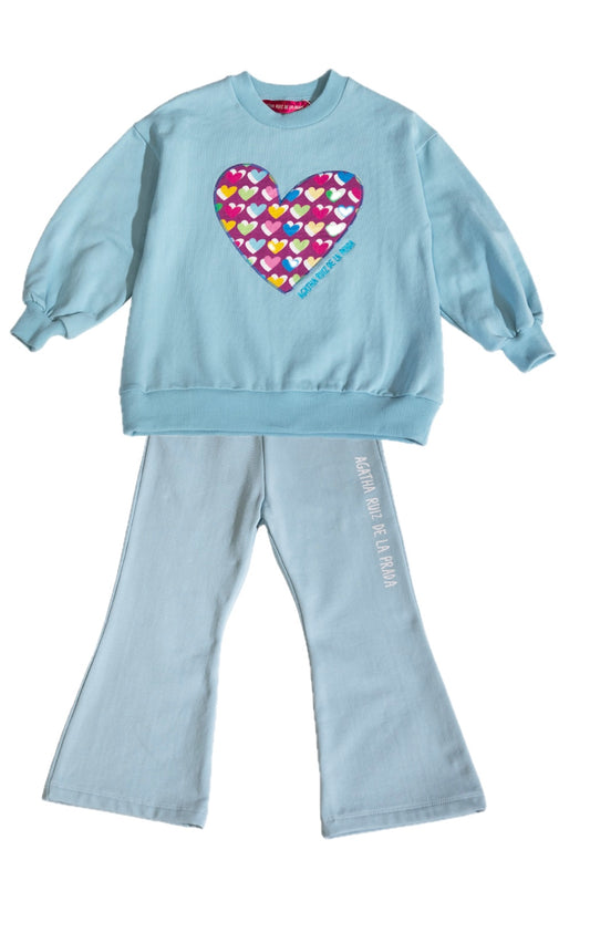 Agatha Ruiz de la Prada Lovables Sweatshirt and Trousers