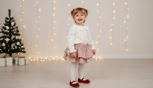 Puro Mimo Girls Chloe Bloomers & Off White Blouse