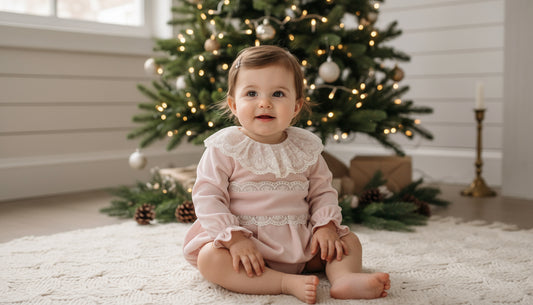 Puro Mimo Girls Pink Long Sleeve Romper