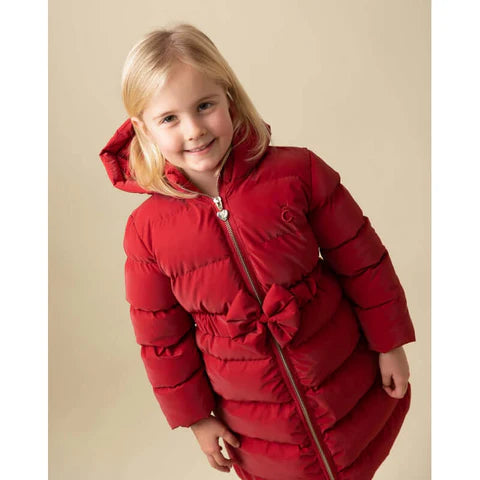 Caramelo Kids Girls Red Coat