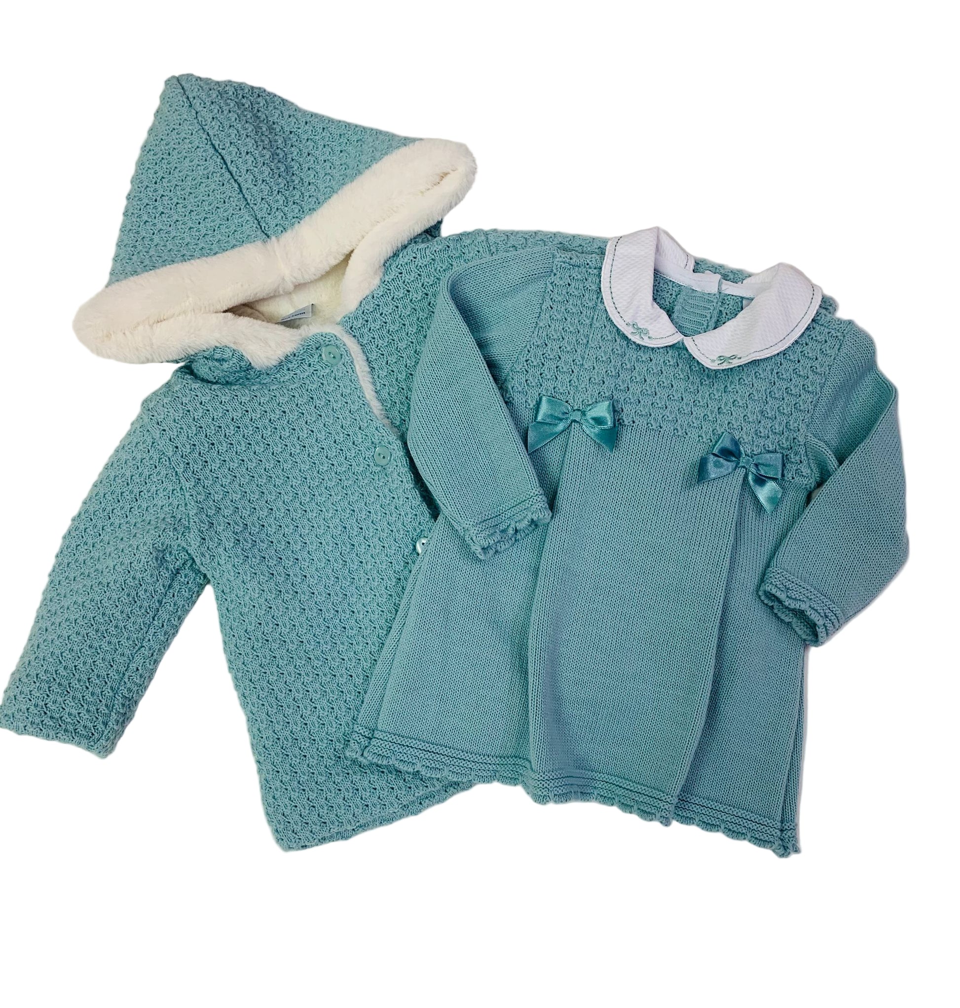Sardon 2pc Knitted Coat & Dress
