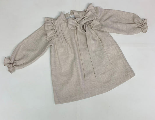 Puro Mimo Girls Maeve Bow Dress