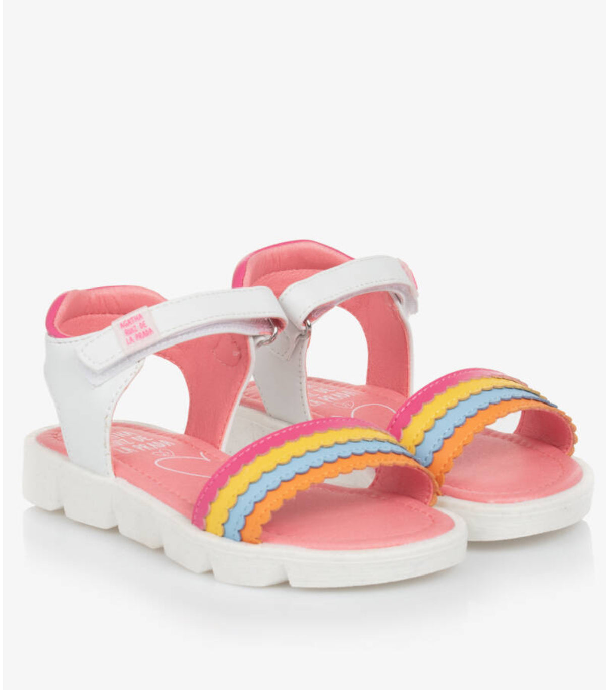 Agatha Ruiz de la Prada multi colour Stripped Sandal