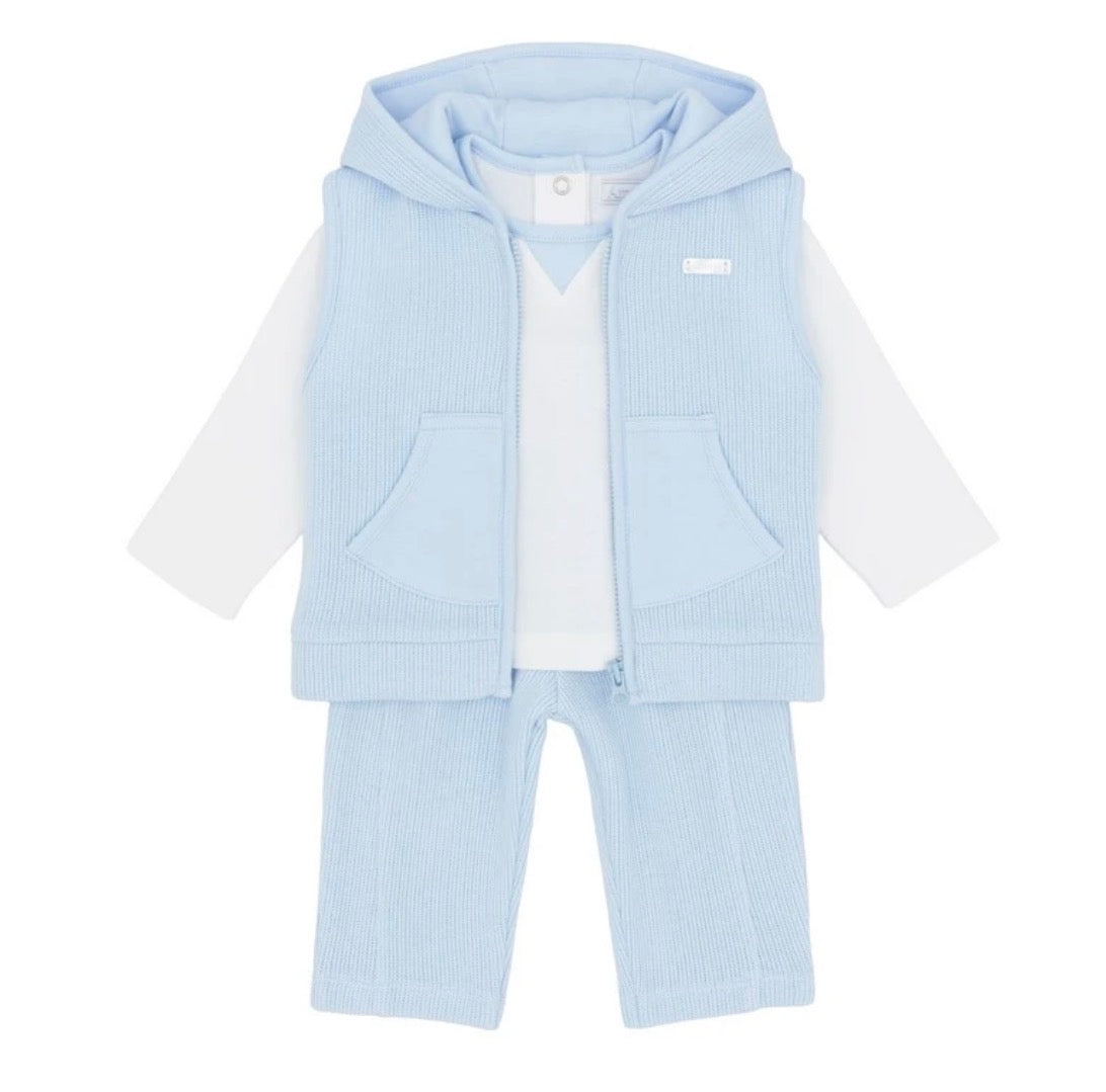 Amore Boys Blue 3PC Gillet Set