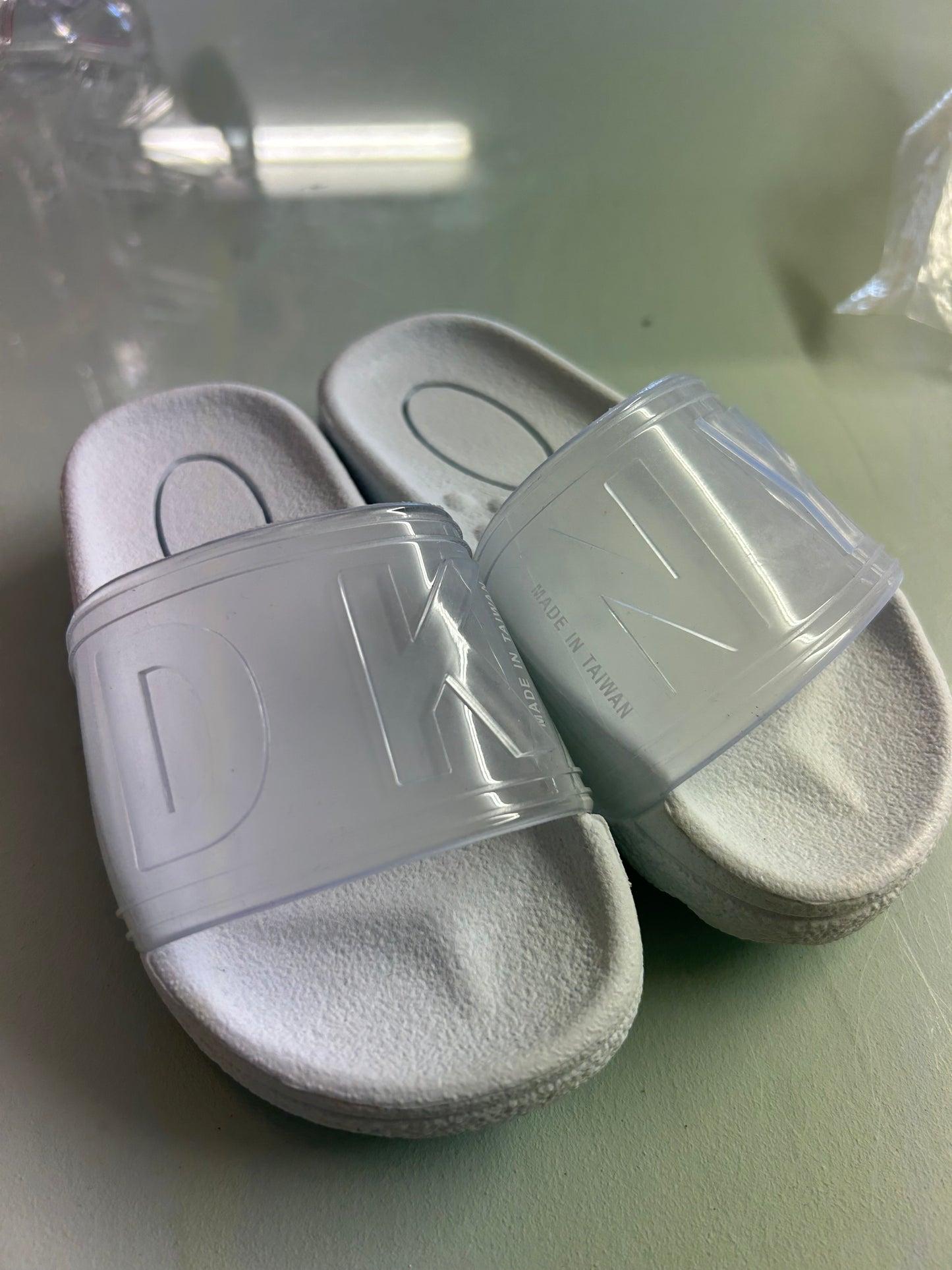 DKNY Clear Sliders