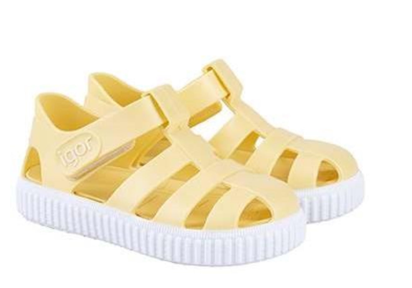 Igor Nico Vanilla Yellow Jellie Shoe