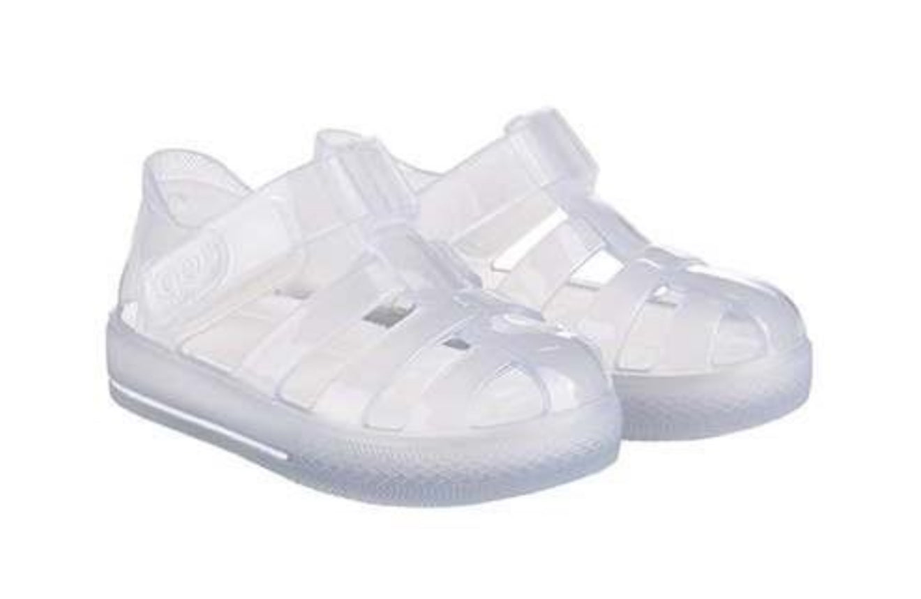 Igor Star Crystal Blanca Clear Jellie Shoe