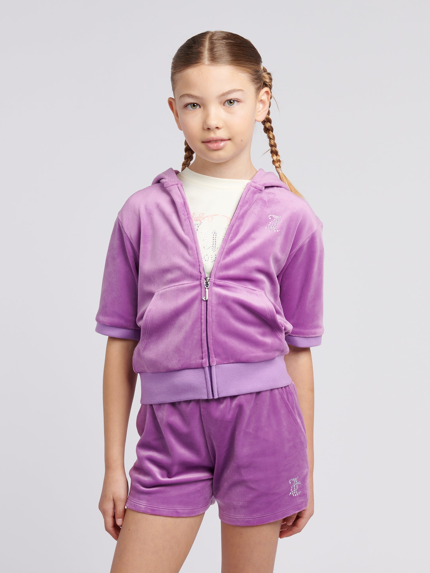 Juicy Couture Dewberry Zip Through Hoodie