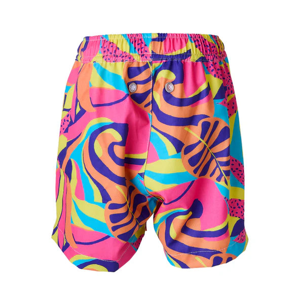 Liloli Luminous Leaves Boys Swim Shorts