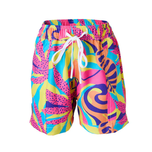 Liloli Luminous Leaves Boys Swim Shorts