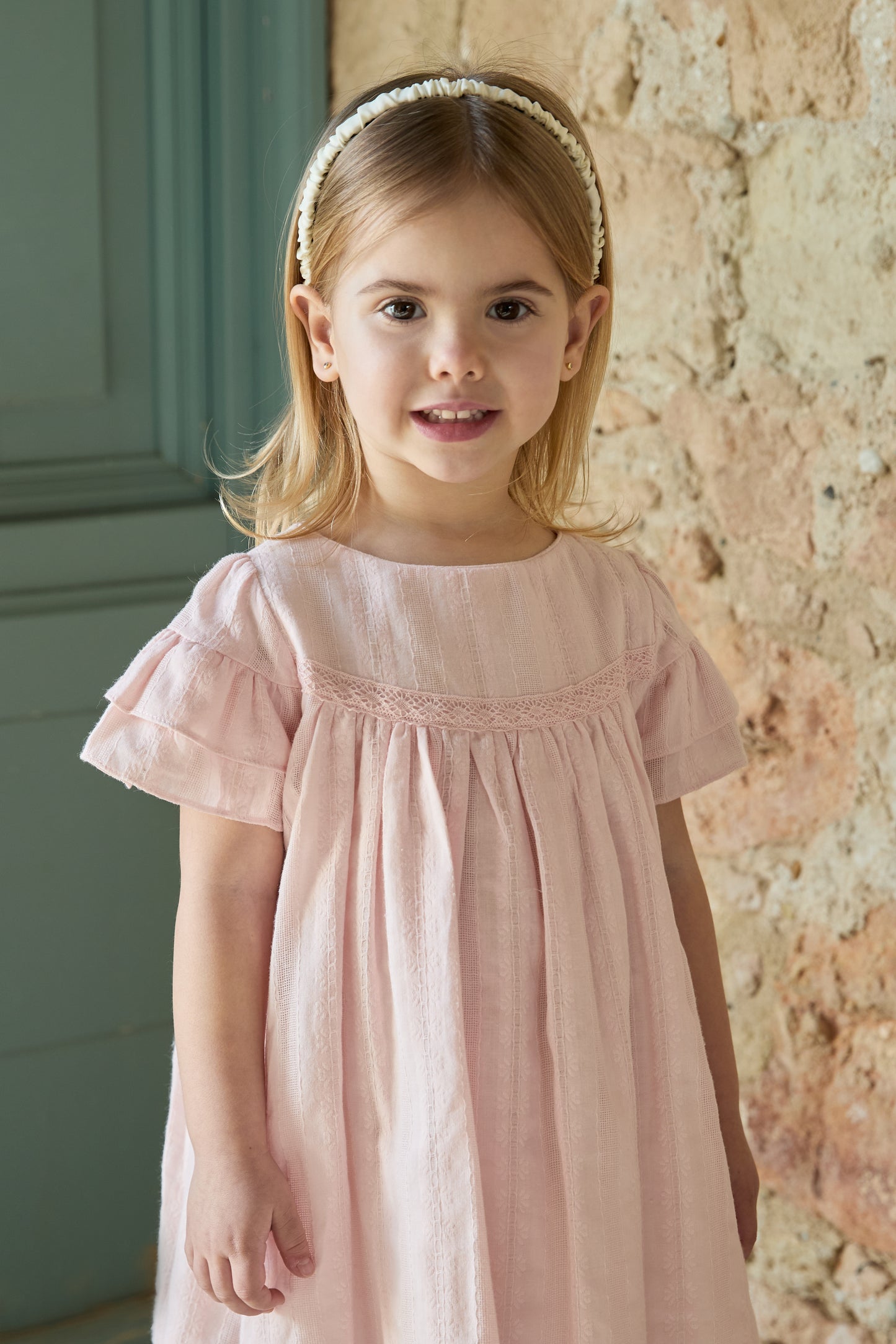 Martin Aranda Girls Pink Blush Dress