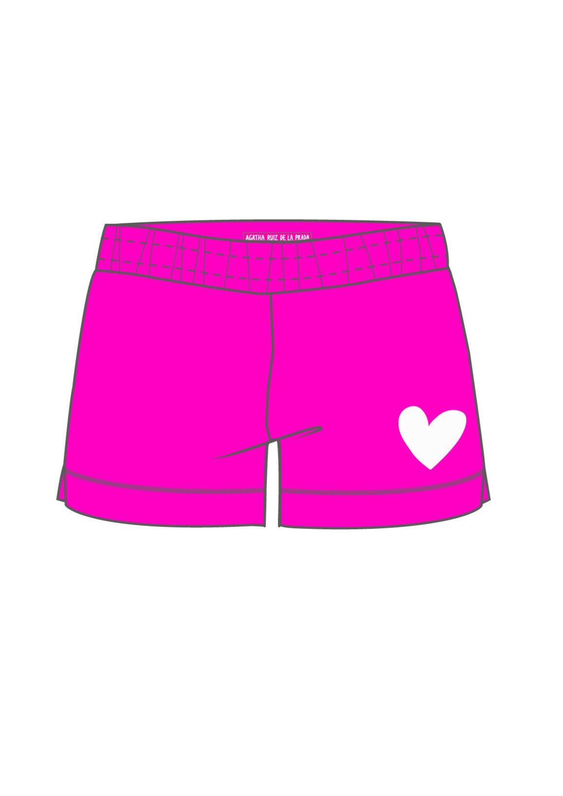 Agatha Ruiz de la Prada Malibu Fushia Shorts Set