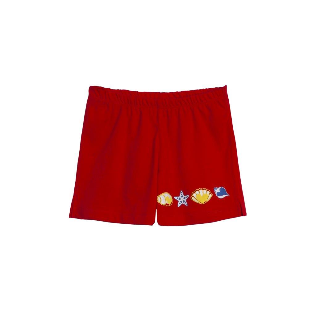 Agatha Ruiz de la Prada Red Sea Shell Shorts & T-Shirt Set – Girls Designer Summer Outfit *Preorder