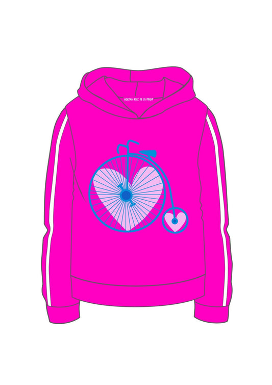 Agatha Ruiz de la Prada Amsterdam Fushia Heart Sweatshirt