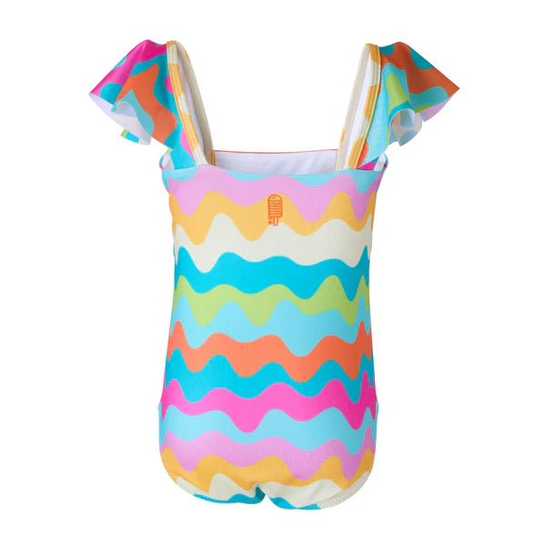 Liloli Rainbow Ripple Girls Swimsuit