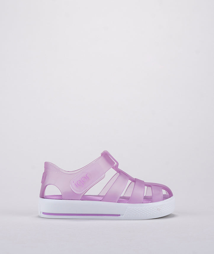 Igor Star Transparent Lilac Jellie Shoe